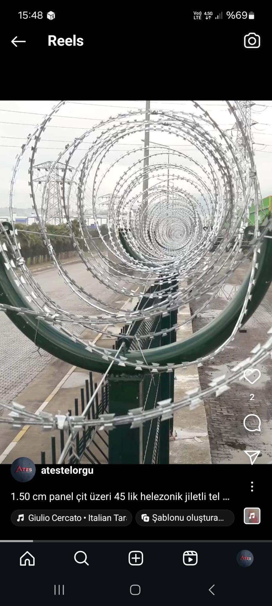 Helezonik Jiletli Tel 90